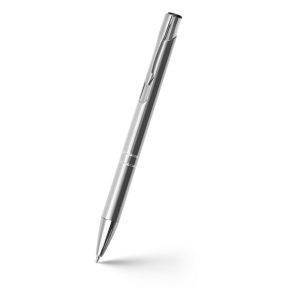 Stylo bille | Nathaniel argent personnalisable avec logo