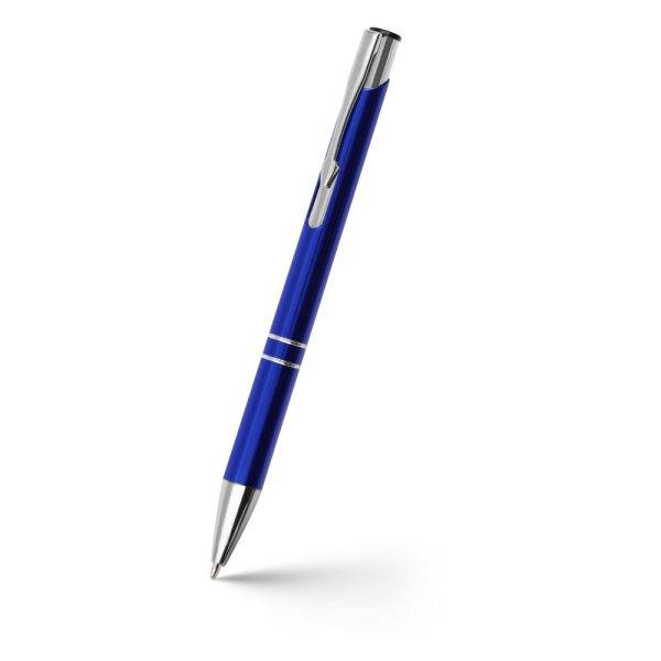 Stylo bille | Nathaniel bleu marine personnalisable avec logo