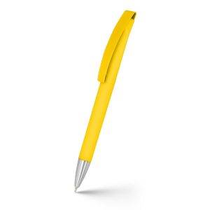 Stylo-bille Noxaro jaune personnalisable avec logo