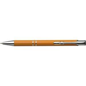 Stylo bille orange personnalisable avec logo – réf. V1217-07