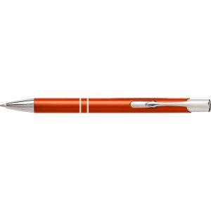 Stylo bille orange personnalisable avec logo – réf. V1752-07
