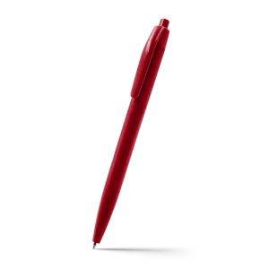 Stylo bille paille de blé | Joan rouge personnalisable avec logo