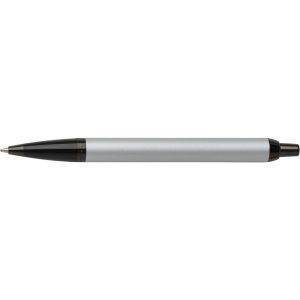 Stylo bille Parker IM en métal gris personnalisable avec logo