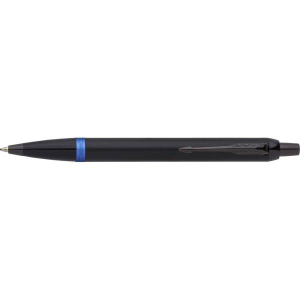 Stylo bille Parker IM Vibrant Rings noir personnalisable avec logo