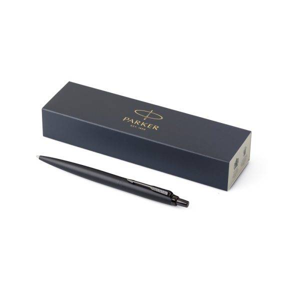 Stylo bille Parker Jotter XL chrome noir personnalisable avec logo