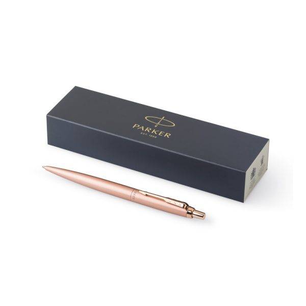Stylo bille Parker Jotter XL chrome rose personnalisable avec logo