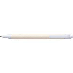 Stylo bille provenant d'un carton de lait blanc personnalisable