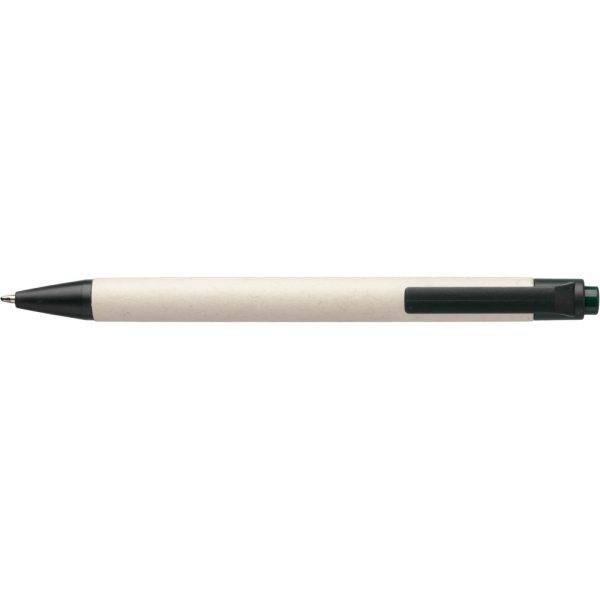 Stylo bille provenant d'un carton de lait noir personnalisable