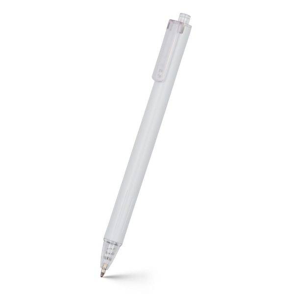 Stylo bille RABS | Saly blanc personnalisable avec logo