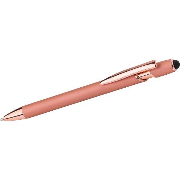 Stylo bille rose personnalisable avec logo
