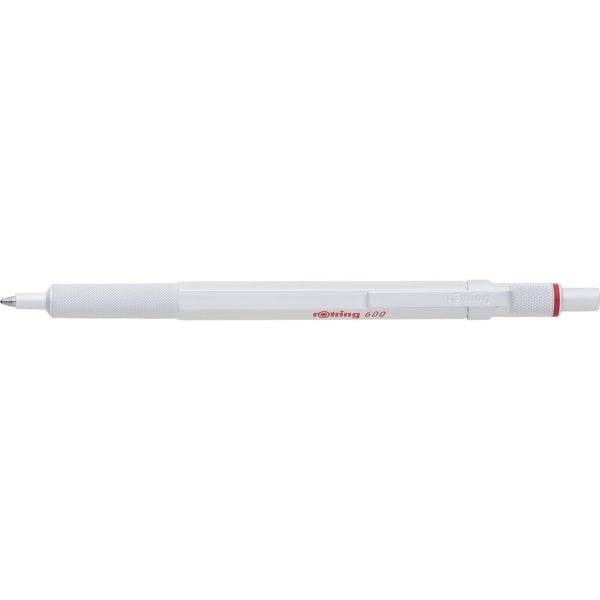Stylo bille rOtring 600 blanc personnalisable avec logo