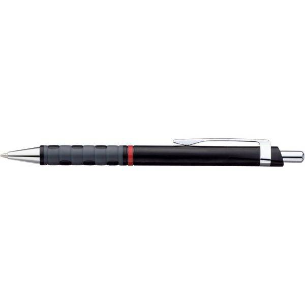 Stylo bille rOtring en ABS Tikky noir personnalisable avec logo