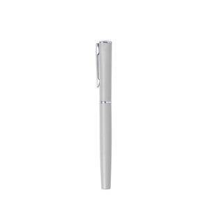 Stylo bille roullante avec capuchon argent personnalisable avec logo