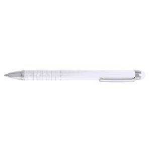 Stylo bille, stylet tactile blanc personnalisable avec logo – réf. V1657-02