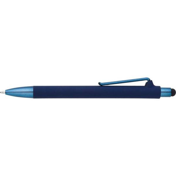 Stylo bille, stylet tactile bleu personnalisable avec logo – réf. V1565-11