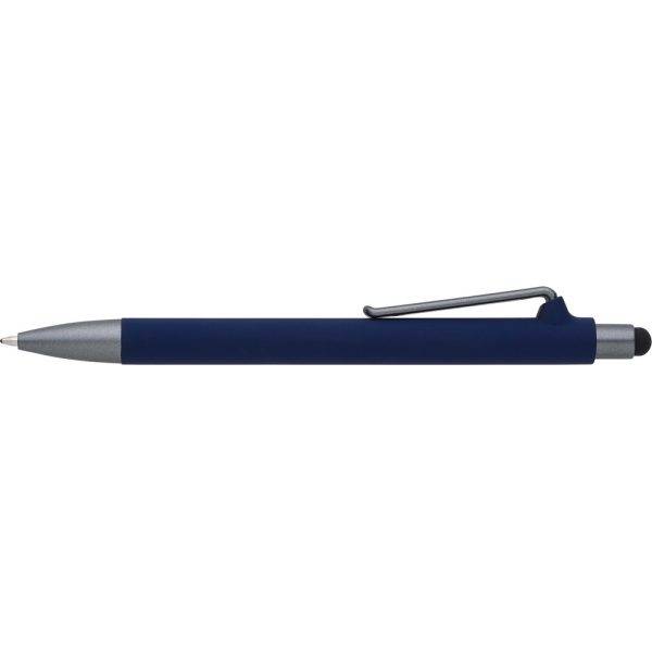 Stylo bille, stylet tactile bleu personnalisable avec logo – réf. V1566-11