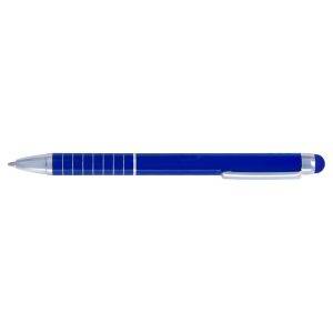 Stylo bille, stylet tactile bleu personnalisable avec logo – réf. V1657-11