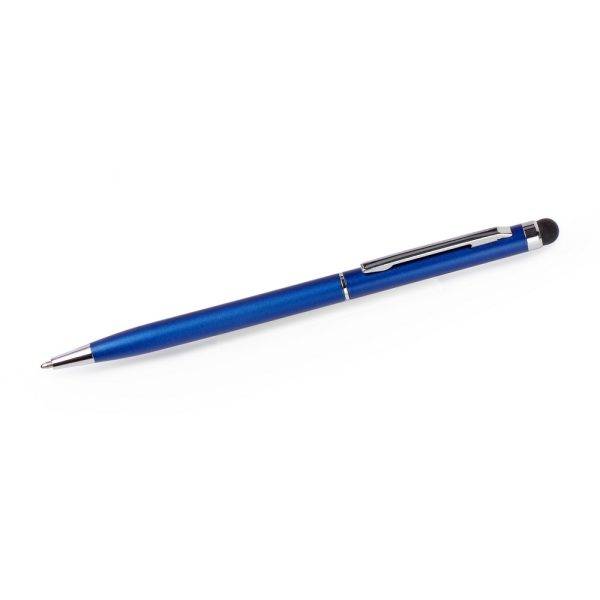 Stylo bille, stylet tactile bleu personnalisable avec logo – réf. V3183-11