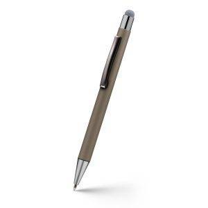 Stylo bille, stylet tactile | Ida gris personnalisable avec logo