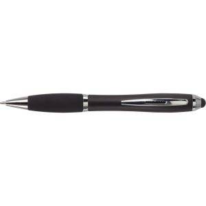 Stylo bille, stylet tactile noir personnalisable avec logo – réf. V1315-03