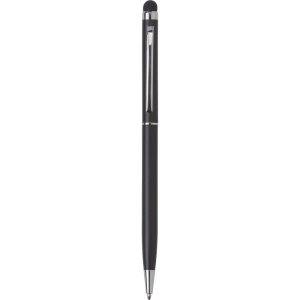 Stylo bille, stylet tactile noir personnalisable avec logo – réf. V3183-03