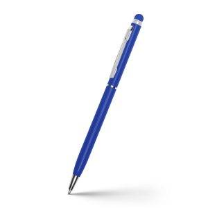 Stylo bille, stylet tactile | Raymond bleu personnalisable avec logo