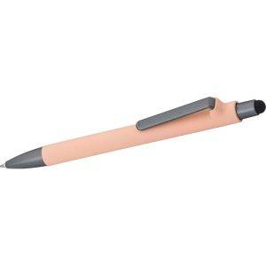 Stylo bille, stylet tactile rose personnalisable avec logo – réf. V1566-21