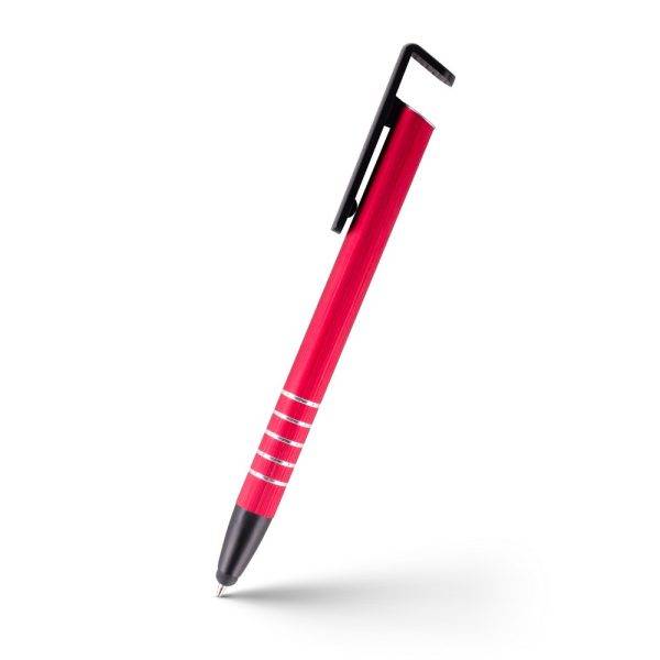 Stylo bille, stylet tactile, support de téléphone personnalisable – réf. V1816-05