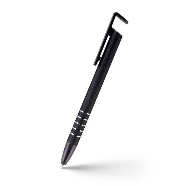 Stylo bille, stylet tactile, support de téléphone personnalisable