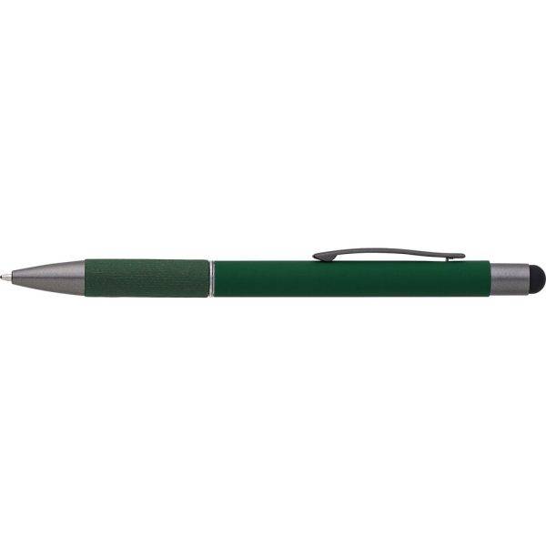 Stylo bille, stylet tactile vert personnalisable avec logo – réf. V1568-06