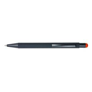 Stylo bille, stylo tactile orange personnalisable avec logo