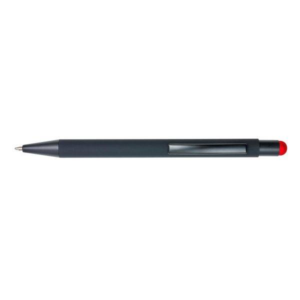 Stylo bille, stylo tactile rouge personnalisable avec logo