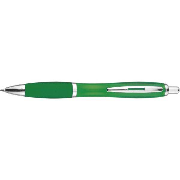 Stylo bille vert personnalisable avec logo