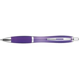 Stylo bille violet personnalisable avec logo
