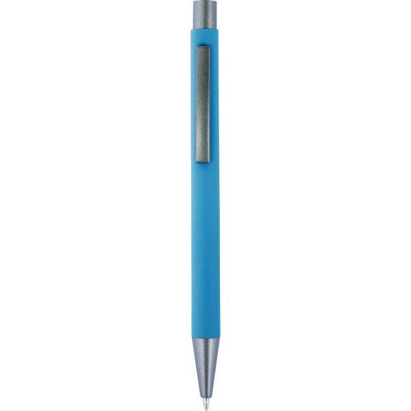 Stylo bleu clair personnalisable avec logo