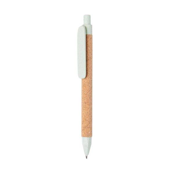 Stylo écoresponsable, vert personnalisable avec logo