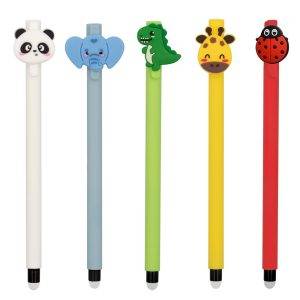 Stylo effaçable "animaux" Amalda neutre personnalisable avec logo