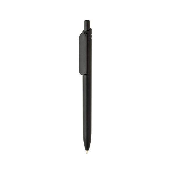 Stylo en ABS recyclé certifié GRS Bolt noir personnalisable avec logo