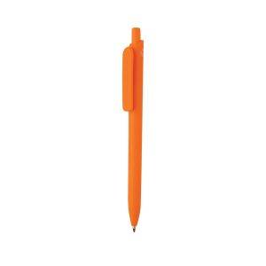 Stylo en ABS recyclé certifié GRS Bolt orange personnalisable