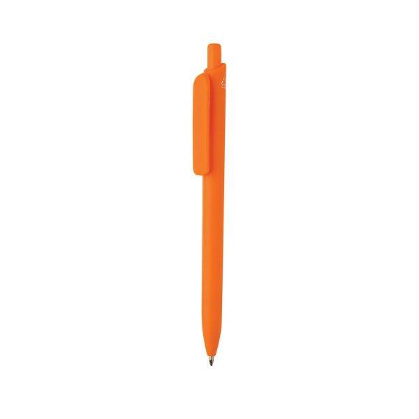 Stylo en ABS recyclé certifié GRS Bolt orange personnalisable