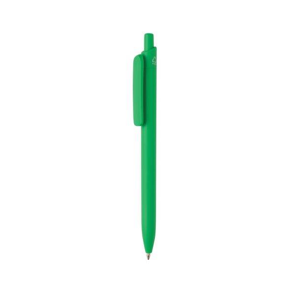 Stylo en ABS recyclé certifié GRS Bolt vert personnalisable avec logo