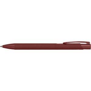 Stylo en aluminium recyclé bordeaux personnalisable avec logo