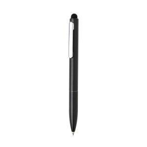 Stylo en aluminium recyclé certifié RCS avec stylet personnalisable