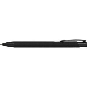 Stylo en aluminium recyclé noir personnalisable avec logo