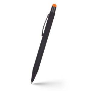 Stylo, stylet tactile | Jacqueline orange personnalisable avec logo