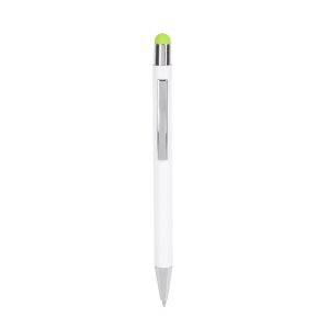 Stylo, stylet tactile vert claire personnalisable avec logo