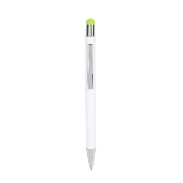 Stylo, stylet tactile vert claire personnalisable avec logo