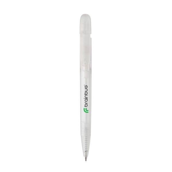 Stylo transparent en ABS recyclé et certifié GRS Devin personnalisable – réf. P611.2603
