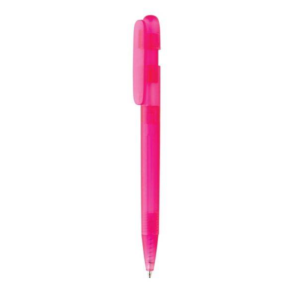 Stylo transparent en ABS recyclé et certifié GRS Devin personnalisable – réf. P611.2614