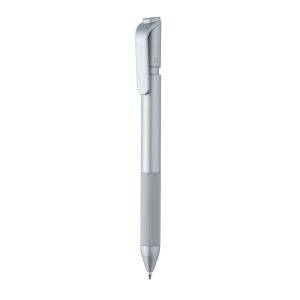 Stylo TwistLock en ABS recyclé certifié GRS argent personnalisable
